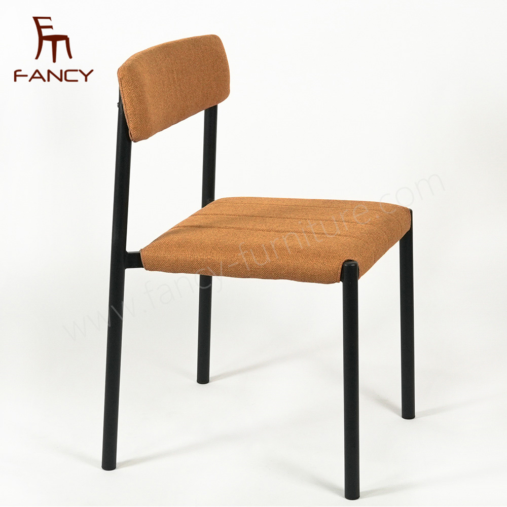 Nordic Cafe Restaurant Dining Chairs Upholstered Fabric Velvet Dining Chairs Manufacturer Custom Design