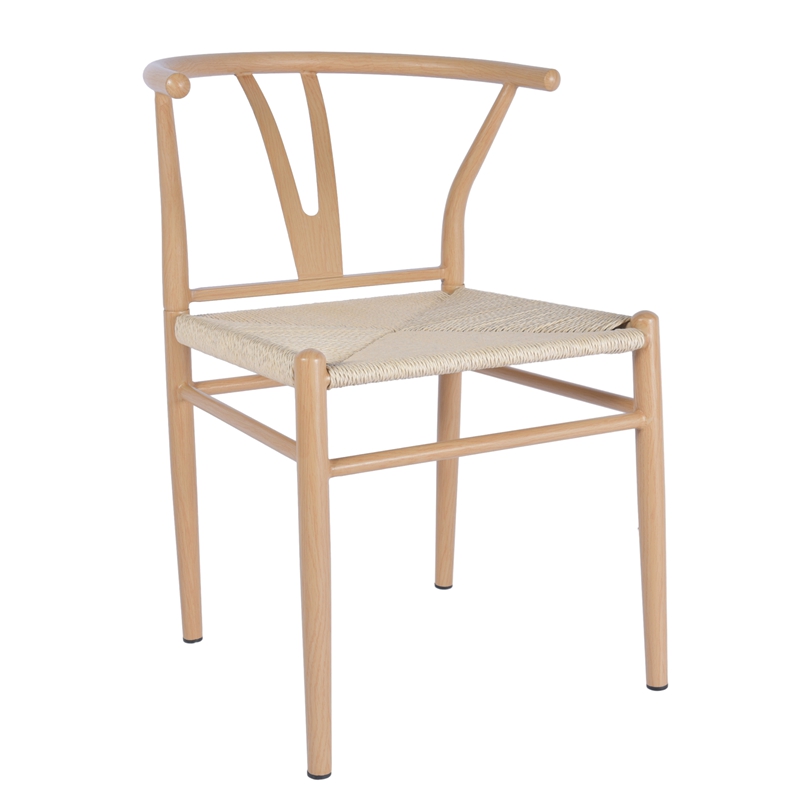 metal Y wishbone chair KD 2