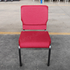 Comfort Upholstered Church Chair Interlocking Stackable Chapel Worship Seating for Church Project