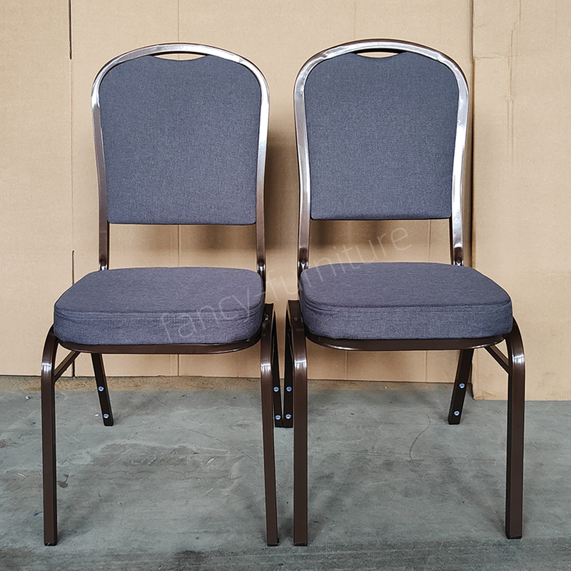 Iron Modern Design Stackable Stable Durable Solid Back Hotel Banquet Chair-Low Price Wholesale Factory Direct Supply