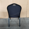 Used Modern Iron Stackable Stable Commercial Dining Hotel Banquet Chairs Solid Back Foam Cushion Fabric Cover Indoor/Outdoor