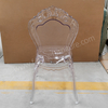 Modern Clear Plastic Dining Chair-Durable Waterproof Portable for Home Hotel & Outdoor Use
