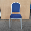 Modern Commercial Iron Dining Banquet Chairs with Metal Legs Fabric Seats Stackable Design for Hotel Wedding & Party Events
