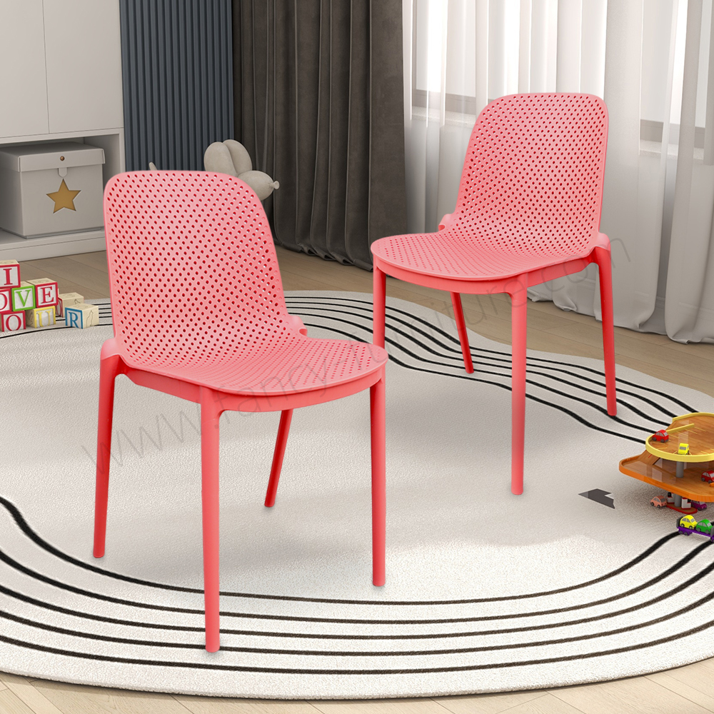 Wholesale Lightweight Ventilated Plastic Mesh Chair, Stackable Weather-Resistant Dining Chair for Banquet Outdoor, Event