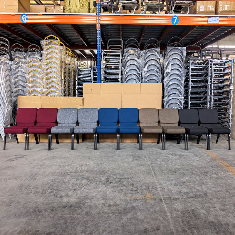 Iron Church Benches, Stackable, And Can Be Fitted with Bookshelves And Signs. Suitable for Churches And Other Religious Venues.