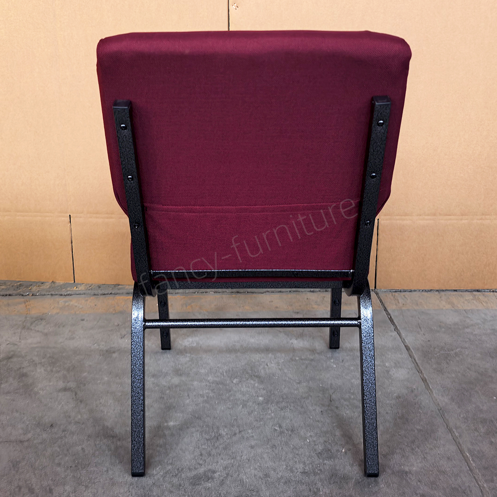 Church Chairs, Stackable, And Can Be Fitted with Bookshelves And Signs. Suitable for Churches And Other Religious Venues.