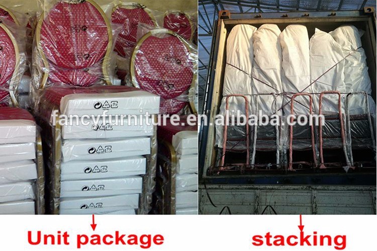 package of banquet chairs