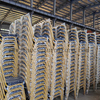 Hot selling Red Metal Hotel and Restaurant Banquet Chair for wedding meeting event stackable