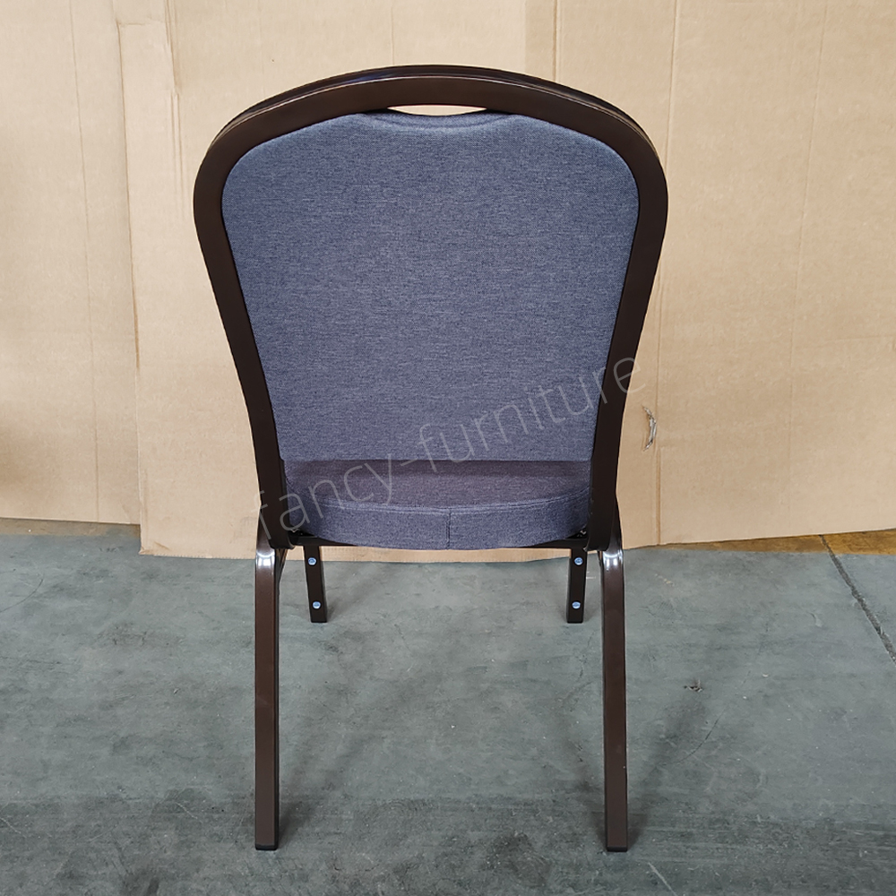 Iron Modern Design Stackable Stable Durable Solid Back Hotel Banquet Chair-Low Price Wholesale Factory Direct Supply