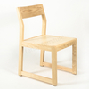 Factory Wholesale Ash Wood Dining Chair, Unfinished Natural Wood Frame, Minimalist Style for Living Room & Restaurant