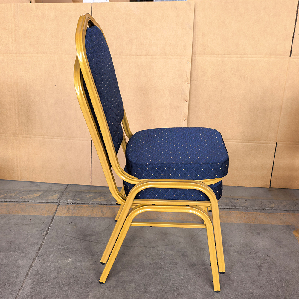 Stackable Banquet Chairs, Color-changeable, Logo-added, Stackable, Suitable for Banquets, Weddings, And Other Venues.