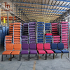 Factory Sale Stackable Metal Church Chairs Versatile Iron Furniture for Home Office Bedroom Dining Hotel Church Living Room