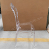Modern Clear Plastic Dining Chair-Durable Waterproof Portable for Home Hotel & Outdoor Use