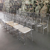 Modern Clear Plastic Dining Chair-Durable Waterproof Portable Banquet Chair with 2-Year Warranty for Home & Outdoor Use