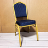 Factory Sale Wholesale Chinese Design Stackable Durable Fabric Banquet Chairs Customizable Logos Commercial Use Event Seating