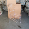 Stacking Plastic PC 7-Slat Modern Chiavari Dining Chair Backrest Durable Waterproof Portable Outdoor for Home Office Party