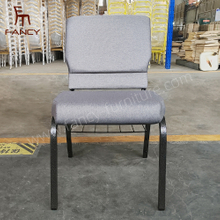 Wholesale Hot Selling Durable Steel Tube Church Chair Fashionable Theater Furniture for Auditorium