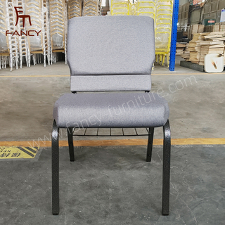 Wholesale Hot Selling Durable Steel Tube Church Chair Fashionable Theater Furniture for Auditorium