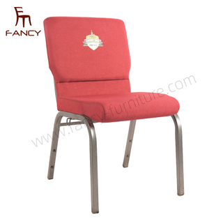 Church Chairs Metal Stackable Church Chairs for Sale Accept Customized Logo