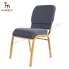 Wholesale Cheap Price Stackable Metal Interlocking Blue Church Chair
