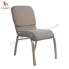 Modern Metal Hotel Furniture Iron Steel Interlocking Padded Auditorium Stack Church Chair