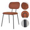 Factory Price Linen Fabric Dining Room Chair, Comfortable Padded Kitchen Chair for Restaurant