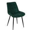 Comfortable Tufted Velvet Dining Chair, Modern Accent Chair with Metal Legs for Dining Room & Commercial Use