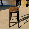 Industrial Metal Strong Bar Stool Stackable High Chair for Home Bar And Commercial Use