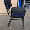 Modern Elegant Durable Stackable Iron Banquet Chair Stable Metal Structure for Hotel Restaurant Wedding Party Outdoor Indoor Event Use