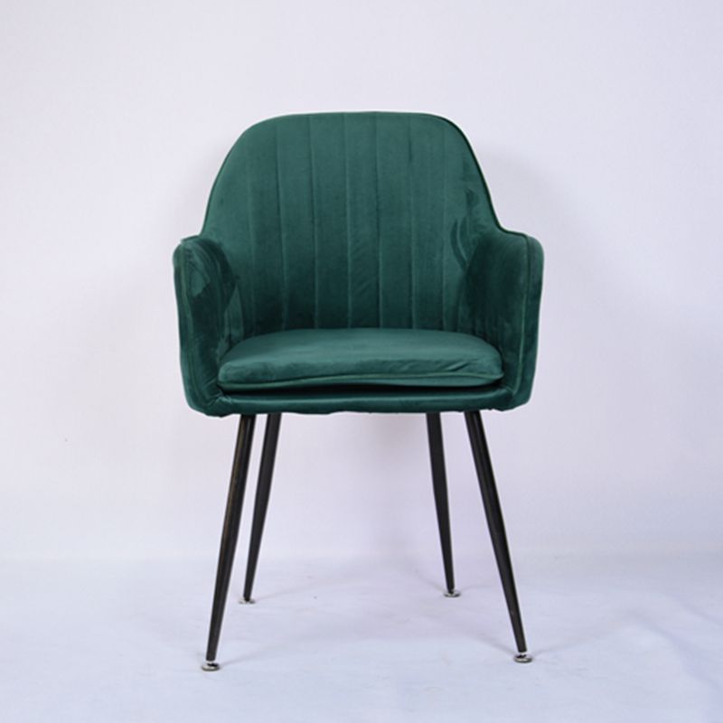 Hot Selling Luxury High Quality Arm Green Velvet Dining Chair