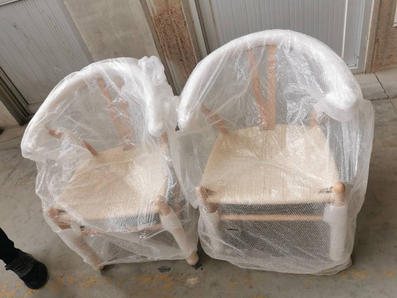 wooden living room chair