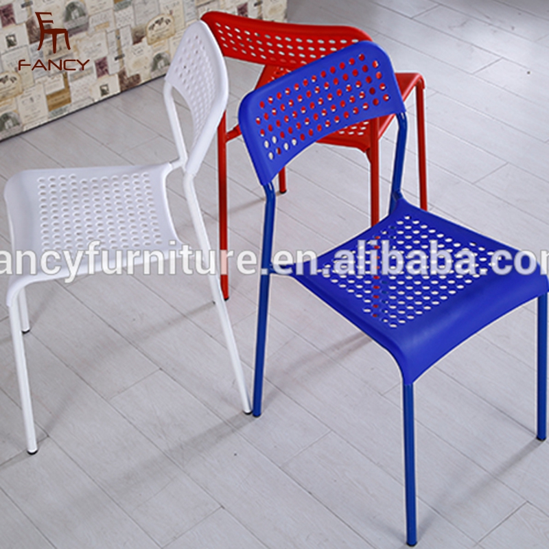 White Modern Plastic Dining Chair
