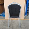 Hot Sale Modern Iron Stackable Durable & Stable Solid Back Hotel Banquet Chair for Wedding Events Indoor Use