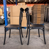 Factory Wholesale Plastic Cross Back Chair, Stackable X-Back Dining Chair for Wedding & Banquet, Custom Color Supported