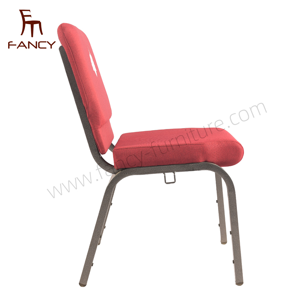 Church Chairs Metal Stackable Church Chairs for Sale Accept Customized Logo