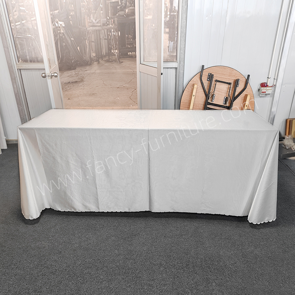 Folding Banquet Table Frame, Metal Folding Table Legs for Wedding, Party, Restaurant, Heavy Duty Foldable Table Base