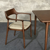 Jenny Chair, Made of Ash Wood with Soft PU Upholstery, Suitable for Restaurants And Upscale Private Spaces.