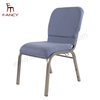 Modern Metal Hotel Furniture Iron Steel Interlocking Padded Auditorium Stack Church Chair