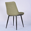Wholesale Durable Comfortable Upholstered Dining Chair with Metal Legs Modern Design 2-Year Warranty
