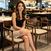 Hot Factory Sales Jenny Chair, Made of Ash Wood with Soft PU Upholstery, Suitable for Restaurants And Upscale Private Spaces.
