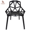 Cheap Price Stackable Black Plastic Chair