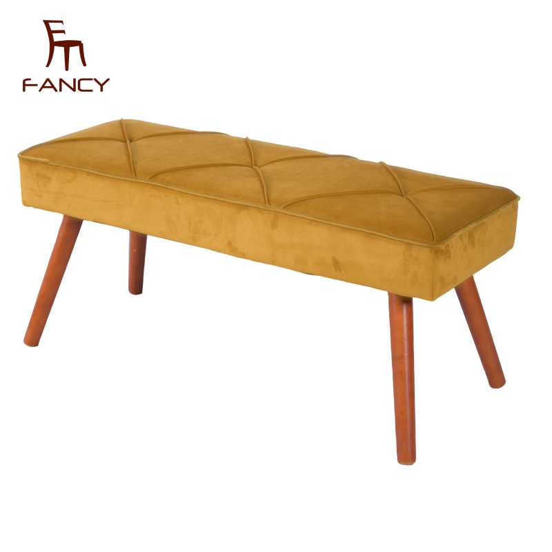 solid wood legs bench (6)