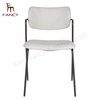Modern Nordic Luxury Gold Fabric Velvet Dining Room Chair Cream Color Dining Chair for Dining Table