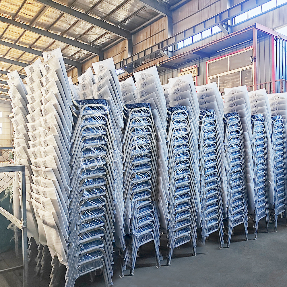 Wholesale Wedding Event Modern Stackable Metal Fabric Iron Legs Solid Back Commercial Foam Cushion Banquet Chair
