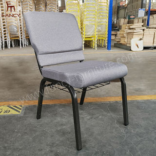 Interlocking Black Church Chair 19 Inch Sillas Para Iglesias Usadas
