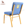 Wholesale Cheap Stackable Upholstered Metal Interlocking Theater Price Chairs for Auditorium Furniture Padded Church Chair