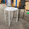 Wholesale Home Side Table, Metal Construction with Raised Tray, Durable & Lightweight, Ideal for Living Room Decoration