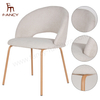 New Dining Chairs for Kitchen Restaurant Chair with Metal Fram 