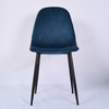 Modern Velvet Dining Chair with Metal Legs Durable Upholstery for Home & Hotel Use
