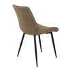 Soft Upholstered Modern Dining Chair with Durable Metal Legs for Home & Hotel Use